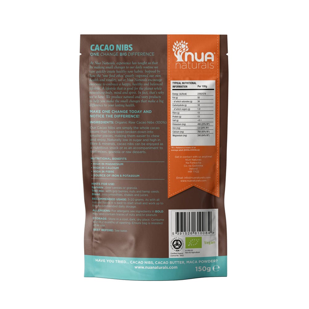 Nua Naturals Cacao Nibs 150g