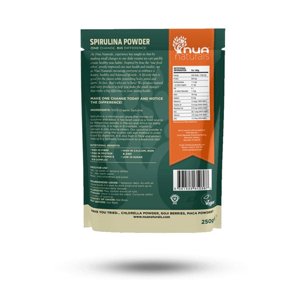 Nua Naturals Spirulina Powder 250g