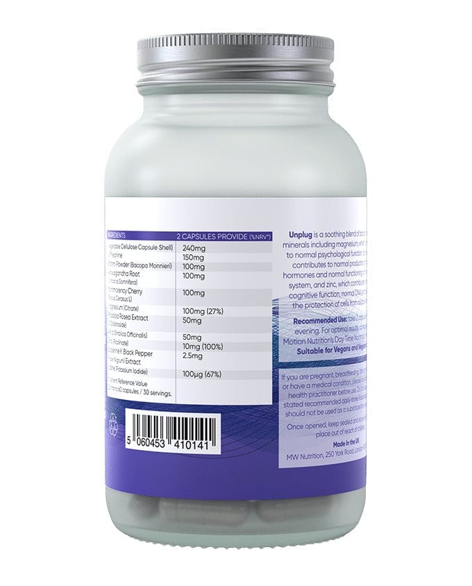 Motion Nutrition Unplug Night Time 60 Vegan Caps