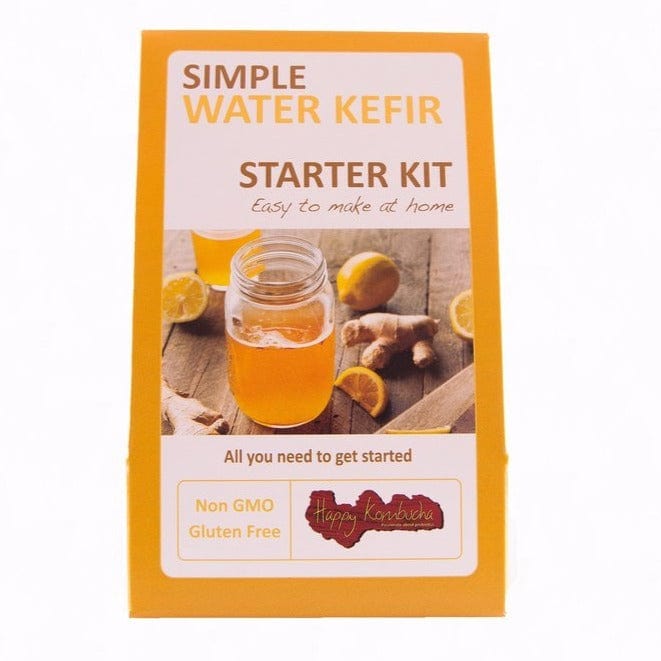Happy Kombucha Dehydrated Water Kefir Grains Starter Kit