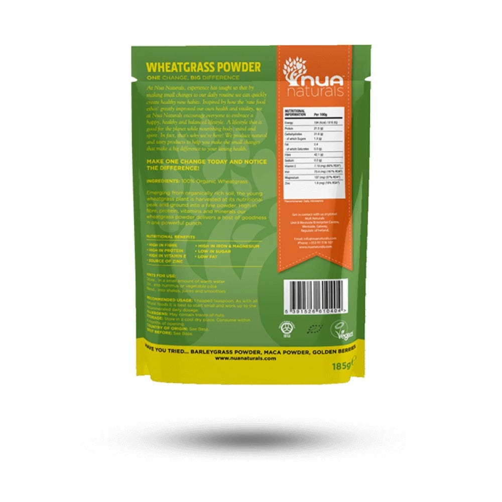 Nua Naturals Wheatgrass Powder 250g