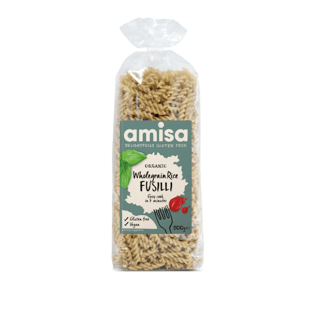 Amisa Gluten Free Organic Rice Fusilli 500g
