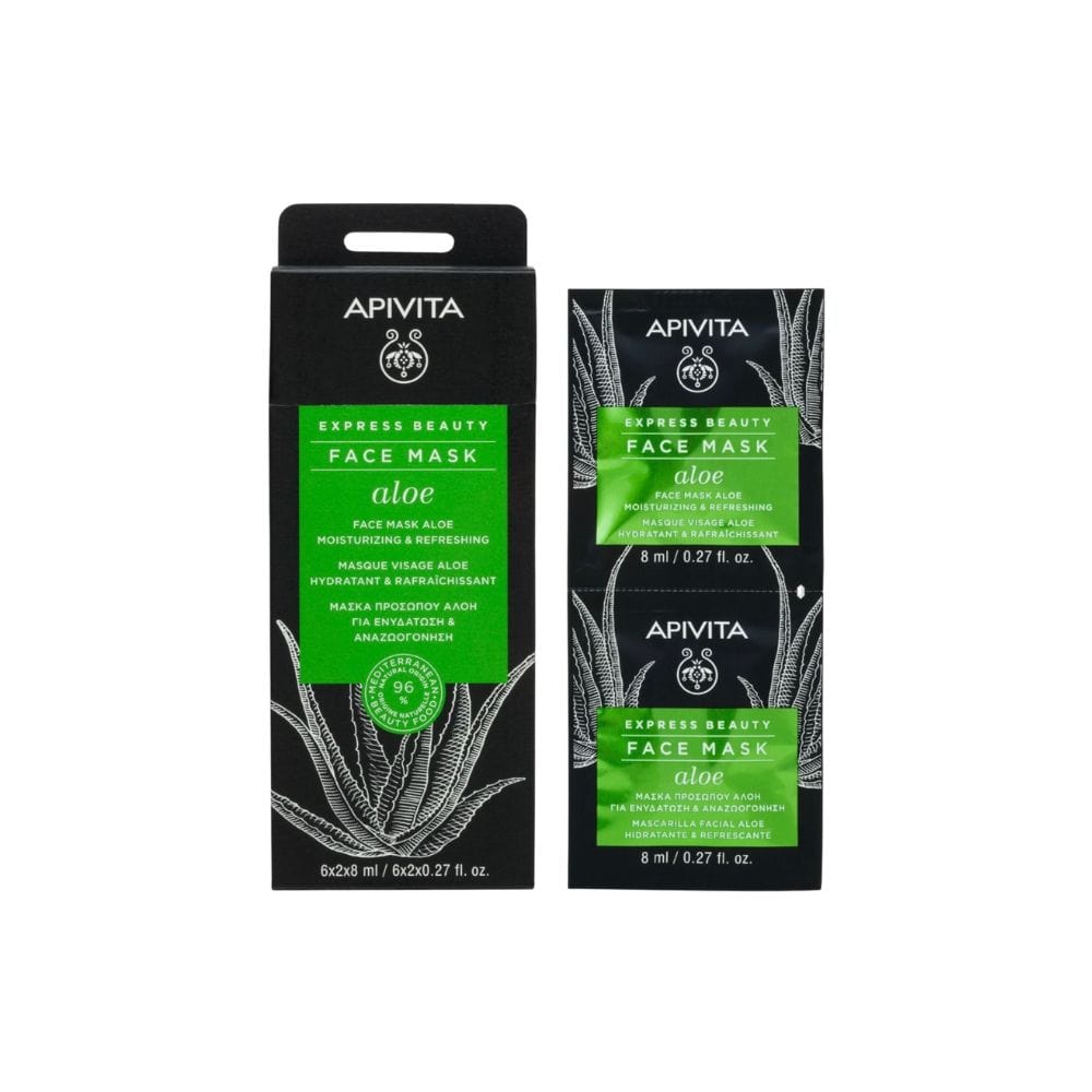 Apivita Aloe Face Mask (2x8ml)