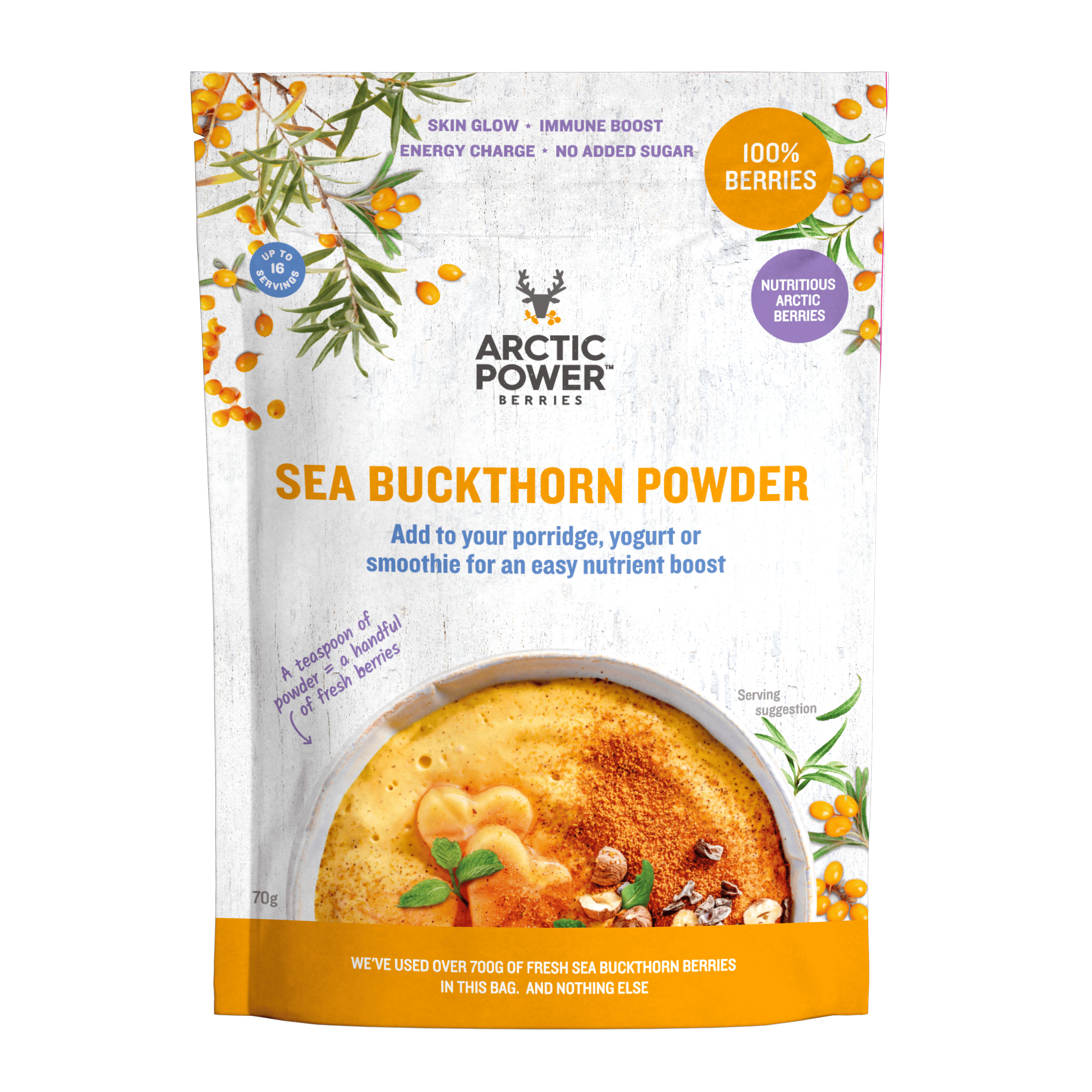 Arctic Power Sea Buckthorn Powder 70g