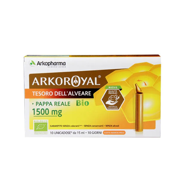 Arkopharma ArkoRoyal Beehive Treasure Organic Royal Jelly 1000 Mg 20 x 10ml  