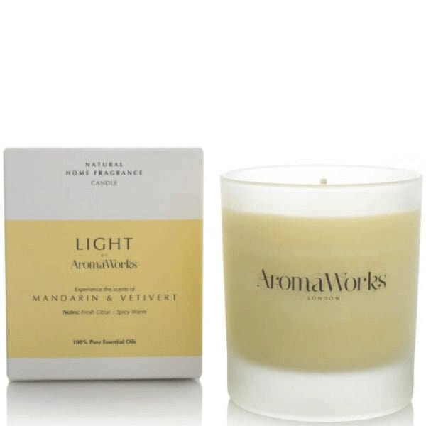 AromaWorks Mandarin & Vetivert Candle