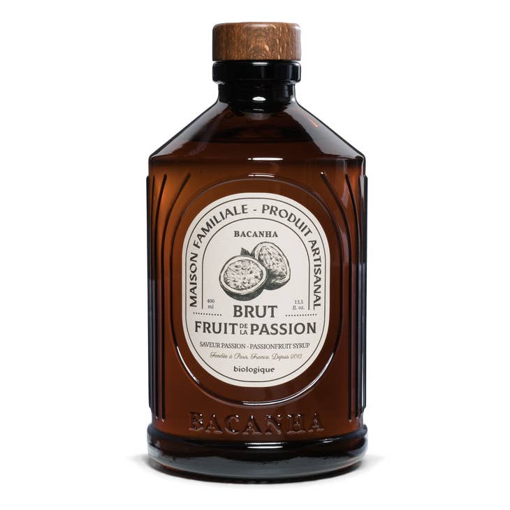 Bacanha Organic Brut Passionfruit Syrup 400ml