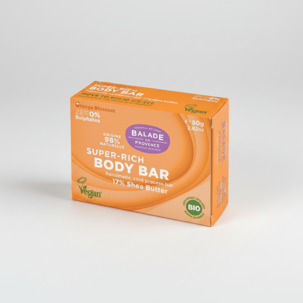 Balade En Provence Vegan Orange Blossom Body Bar 80g
