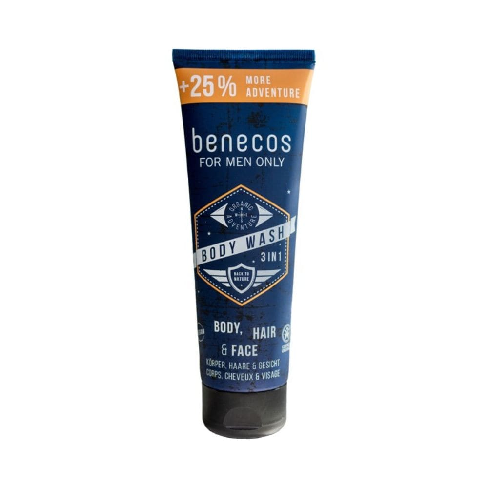 Benecos Organic Men's 3 in 1 Bodywash 250ml