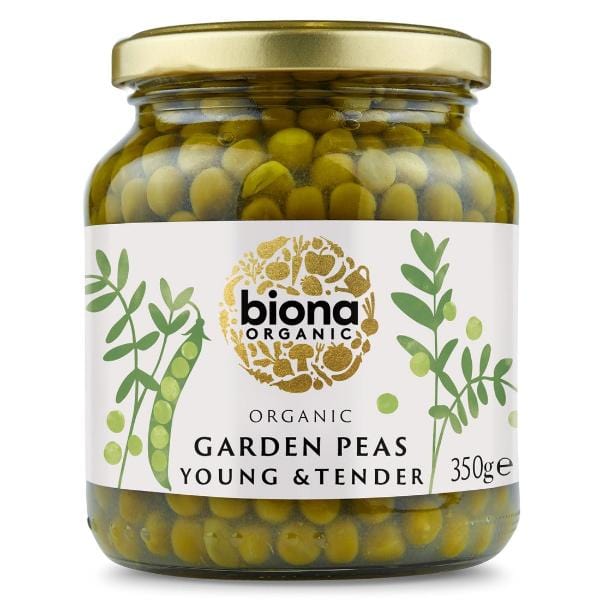 Biona Organic Garden Peas Jar 350g