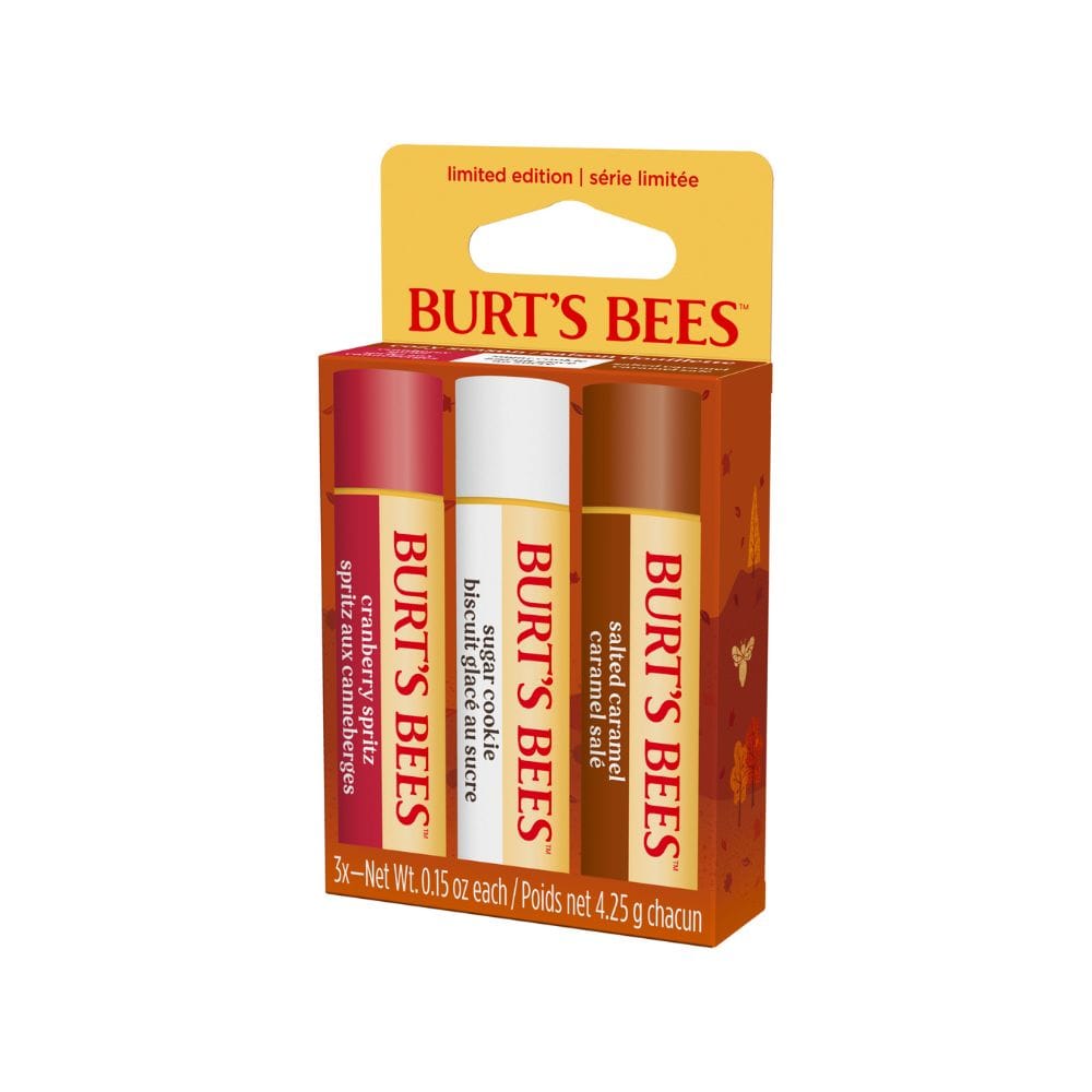 Burt's Bees Cosy Season Lip Balm Trio