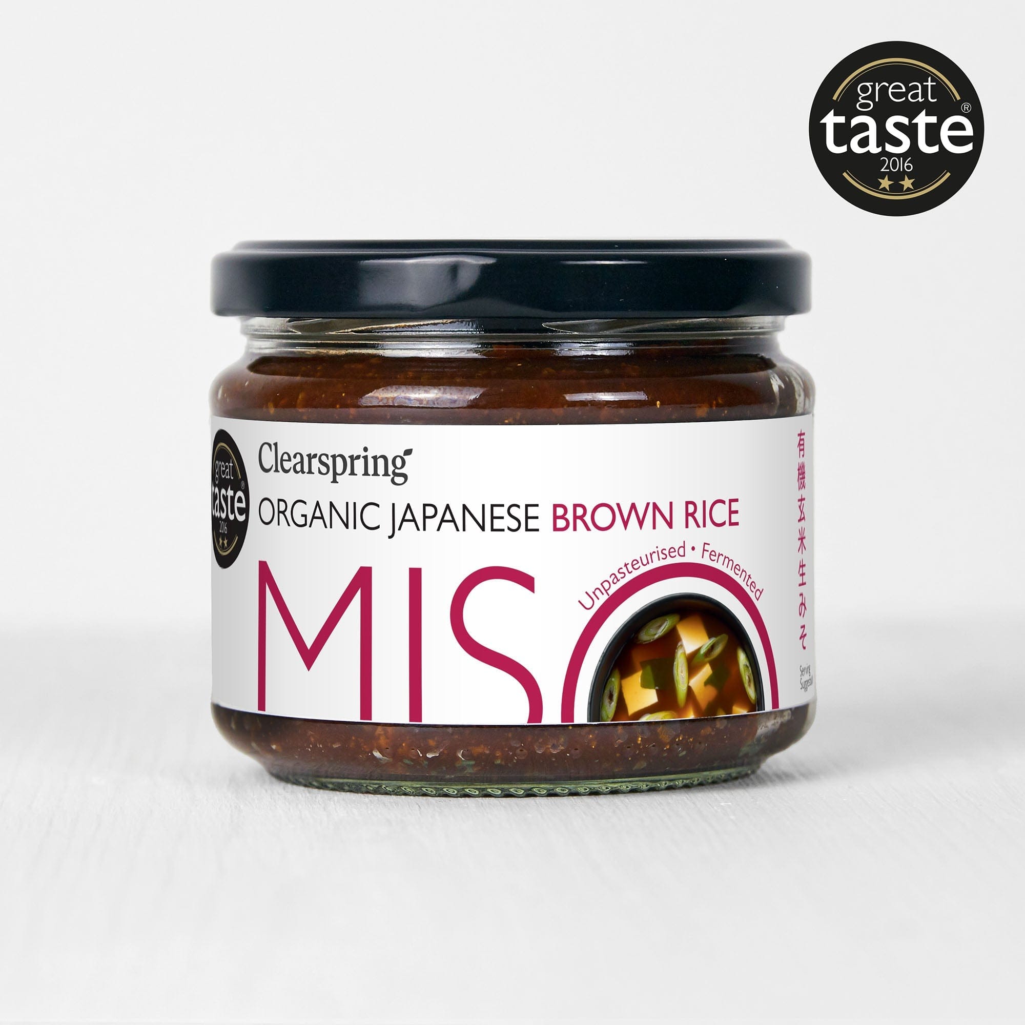 Clearspring Organic Brown Rice Miso Paste - Unpasteurised