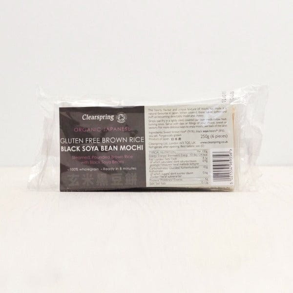 Clearspring Organic Japanese Brown Rice Black Soya Bean Mochi 250g