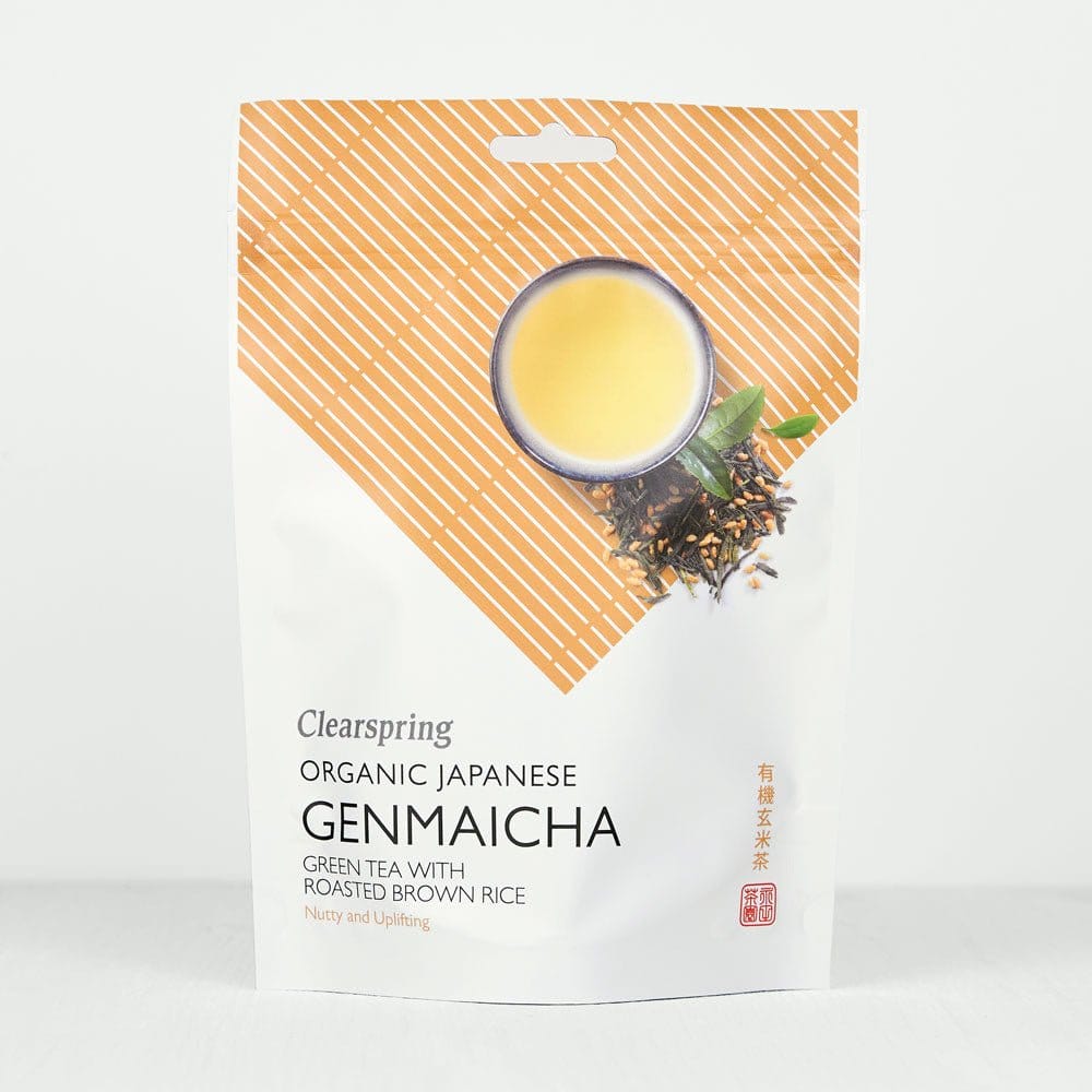 Clearspring Organic Japanese Genmaicha Loose Tea 125g