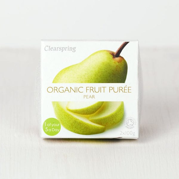Clearspring Organic Pear Purée 2 x 100g