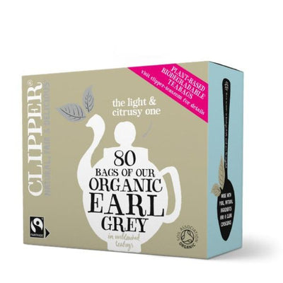 Clipper Organic Fairtrade Earl Grey 80 Tea Bags