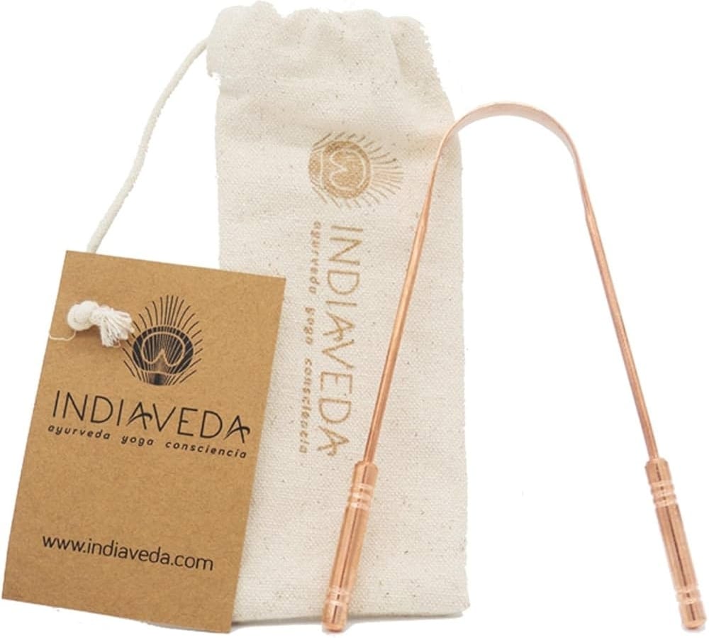 Indiaveda Copper Tongue Scrapper