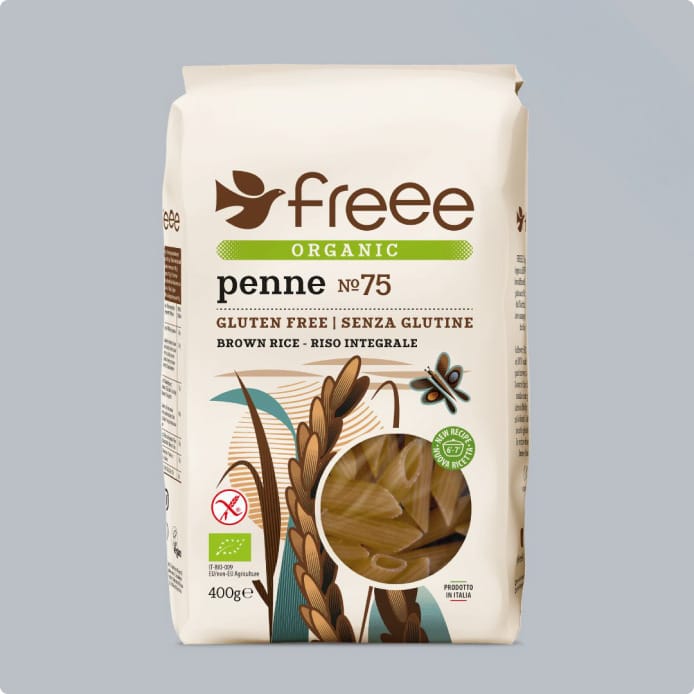 Doves Farm Organic Gluten-Free Brown Rice Pasta Penne 400g