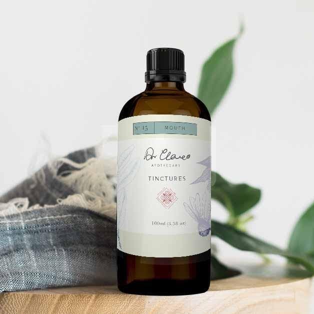 Dr Clare Mouthwash Myrrh & Sage Herbal Tonic 100ml
