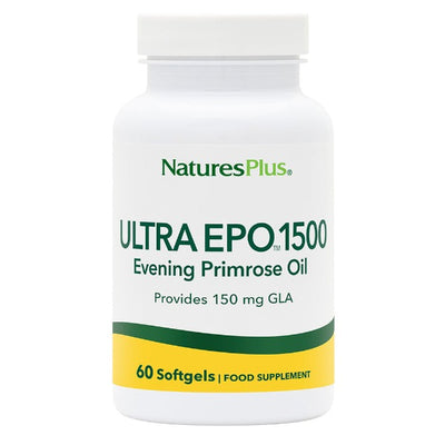 Natures Plus Ultra EPO® 1500 (Evening Primrose Oil)  60 Softgels