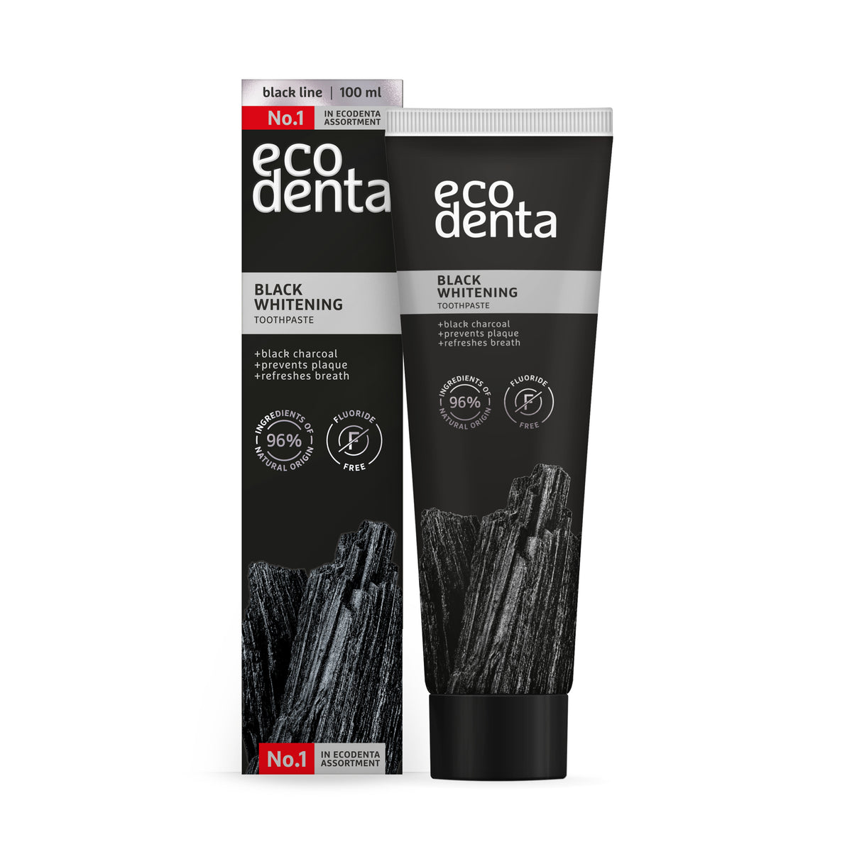 Ecodenta Black Whitening Toothpaste 100 ml