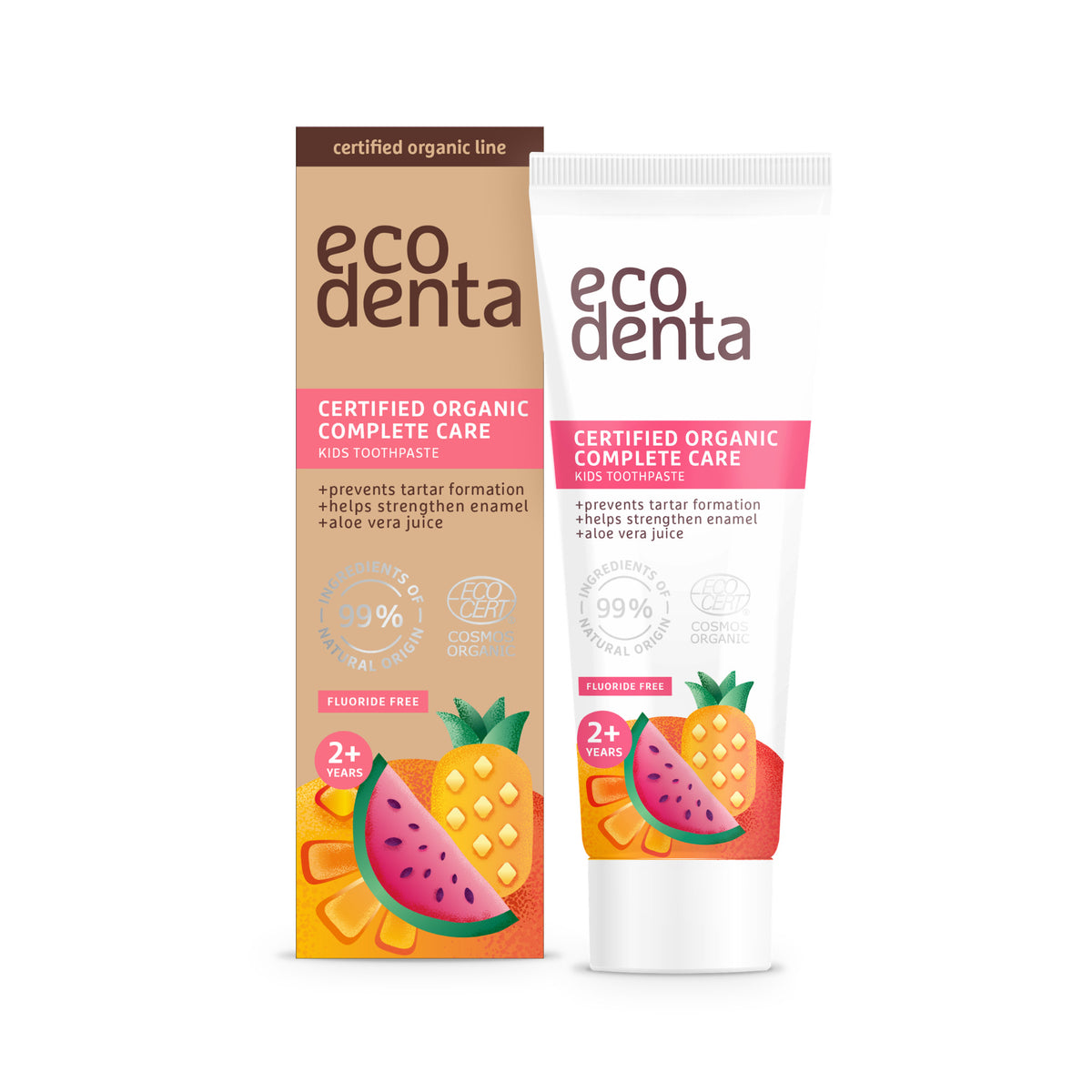 Ecodenta Organic Juicy Fruit Kids Toothpaste 75 ml