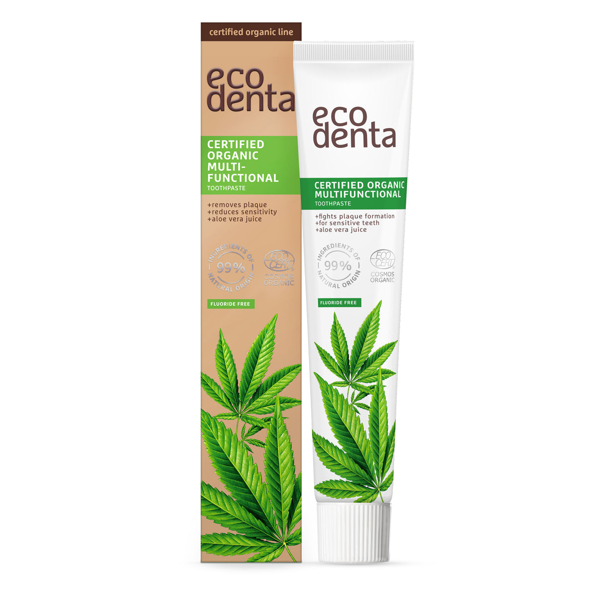 Ecodenta Organic Toothpaste With Hemp Oil 75 ml