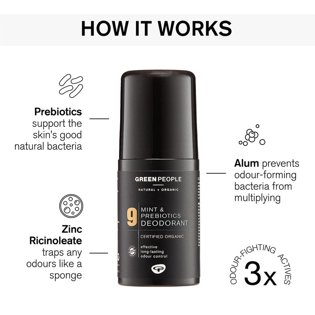 Green People For Men Organic No.9 Deodorant 75ml