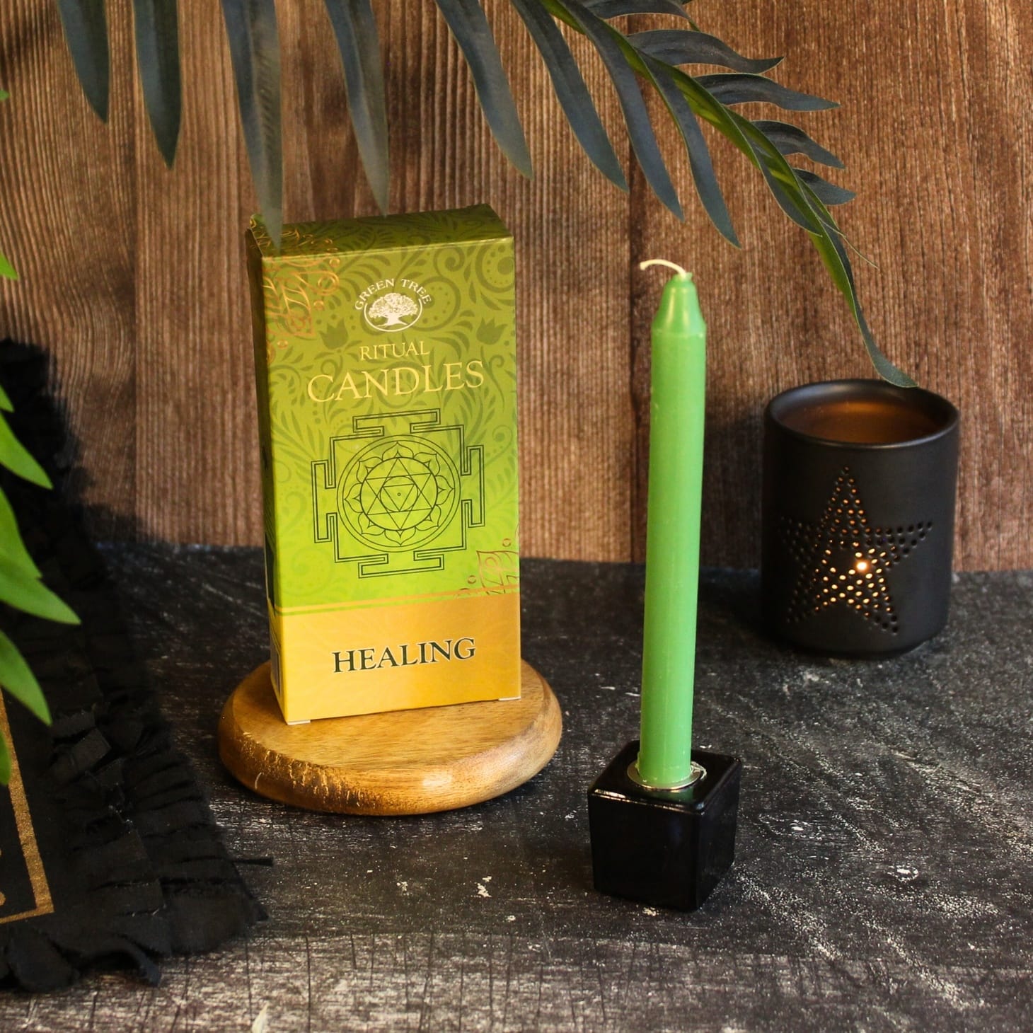 Green Tree Ritual Candles Healing