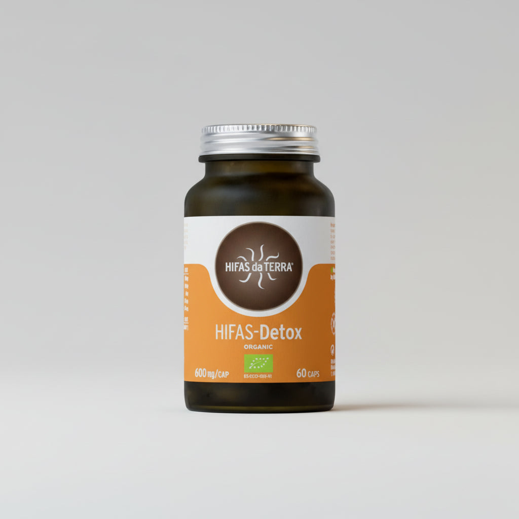 Hifas Da Terra Detox 60 Caps with Maitake & polyporus Medicinal mushrooms