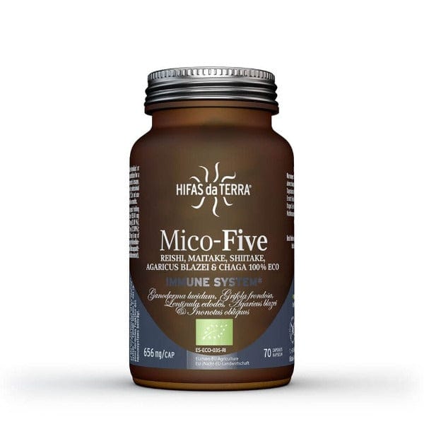 Hifas Da Terra Mico Five (Chaga, Reishi, Maitake, Shiitake and Sun Mushroom) 70 Caps
