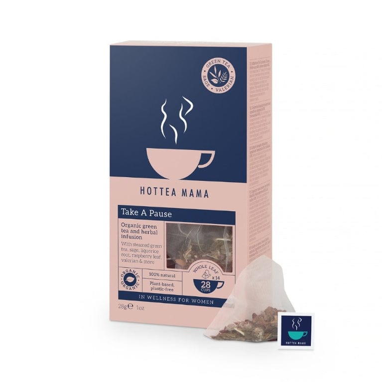 HotTea Mama Organic Take A Pause | Menopause Support Tea 28 Cups