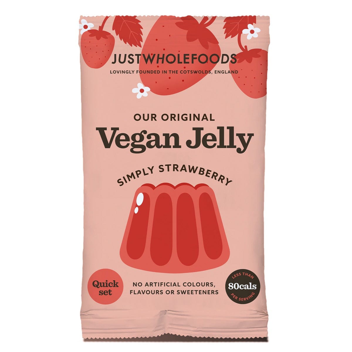 Just Wholefoods Vegan Strawberry Jelly 85g