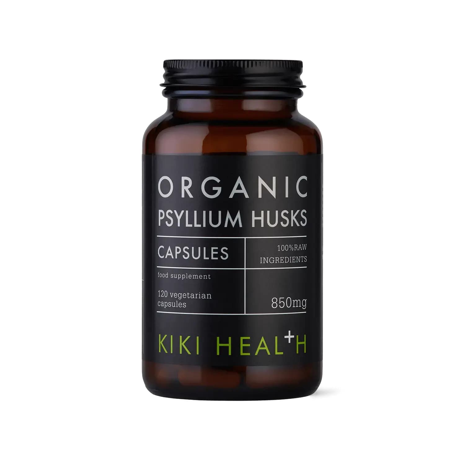 Kiki Health Organic Psyllium Husks 120 Caps