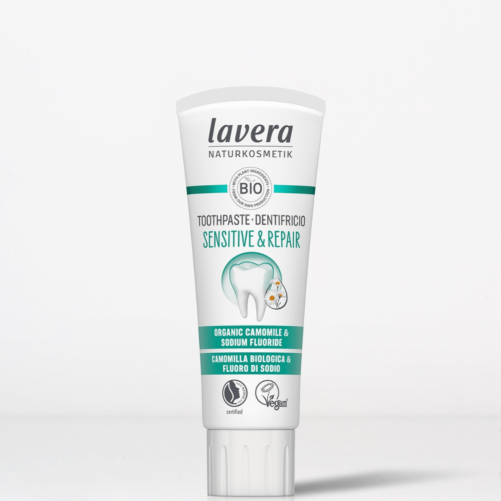 Lavera Sensitive & Repair Toothpaste 75ml | Chamomile & Fluoride