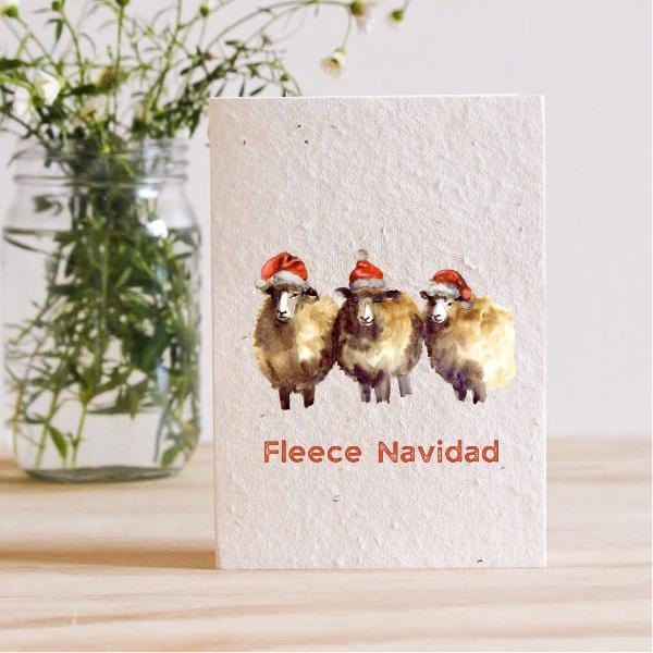 Love Ireland Plantable Seed Christmas Cards fleece Navidad