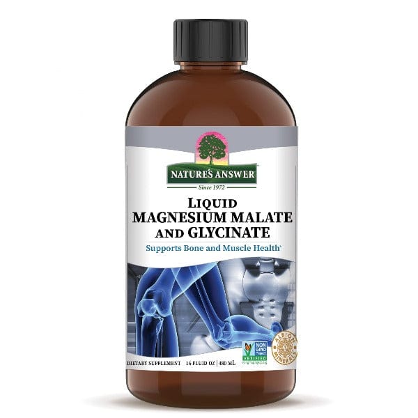 Nature's Answer Liquid Magnesium Malate & Glycinate 480ml 