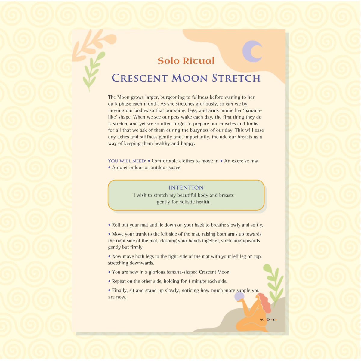 Moon Mná-Celtic Moon Perpetual Diary & Monthly Guide contents