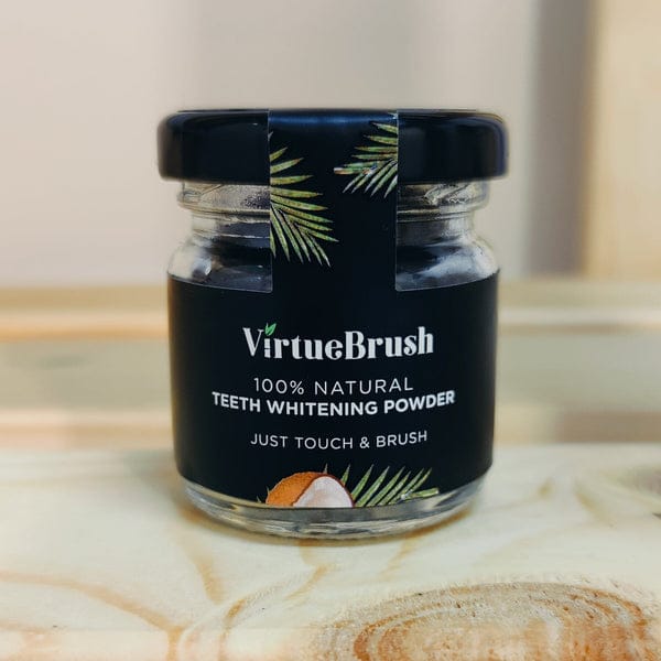 Virtue Brush Activated Coconut Charcoal Powder