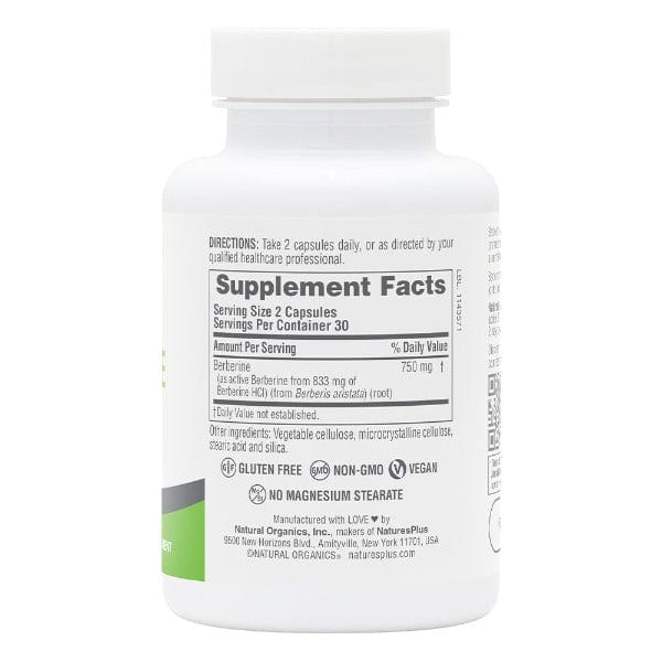Natures Plus Pro Berberine 750mg 60 Caps