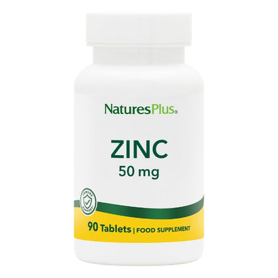 Natures Plus Zinc 50mg 90 Tablets