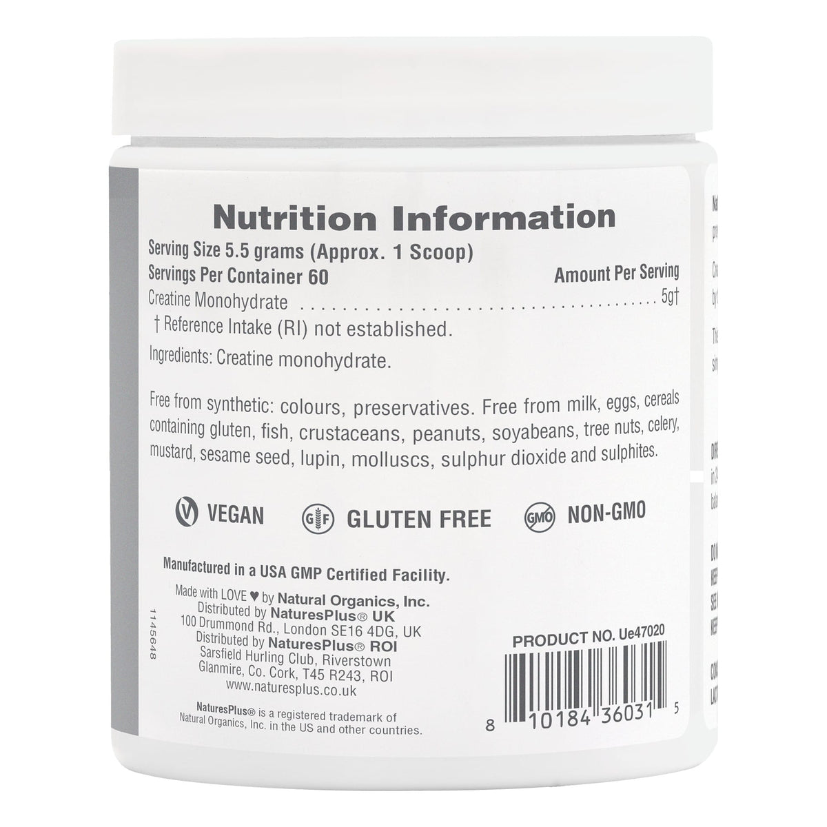 Natures Plus Creatine Micro-Optimised™ Powder 330g