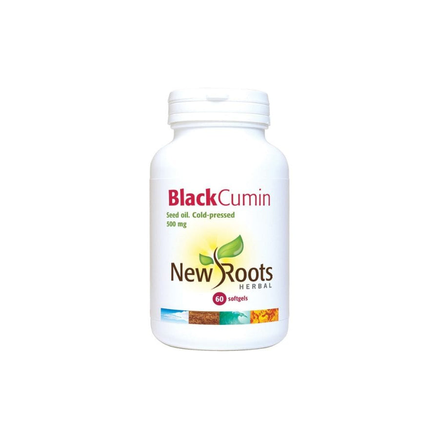 New Roots Black Cumin 500mg – 60 Capsules | Nigella Sativa Supplement