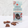 Nibbed Organic Chocolate Bark- Mapled Nibs, Sea Salt & Activated Hazelnuts 100g