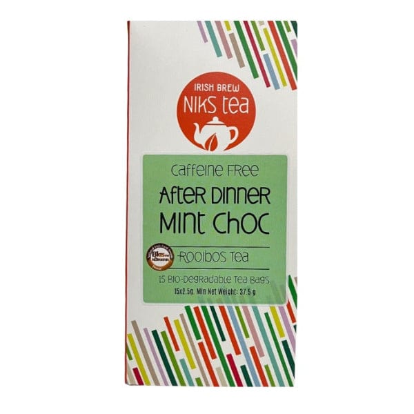 Nik's Tea Organic After Dinner Mint Choc 15 Teabags