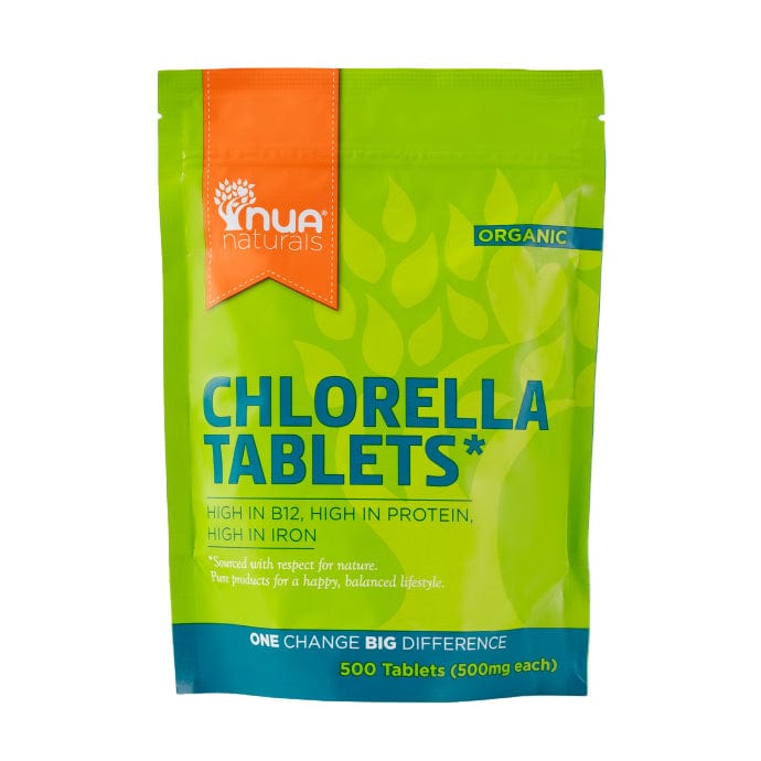 Nua Naturals Organic Chlorella Tablets 500 Tabs