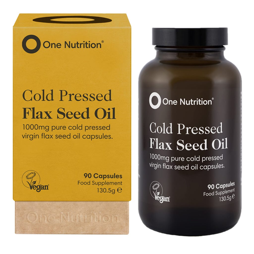 One Nutrition® Cold Pressed Flax Seed Oil 90 caps