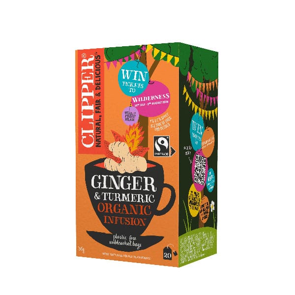 Organic Ginger & Turmeric 20 Tea Bags