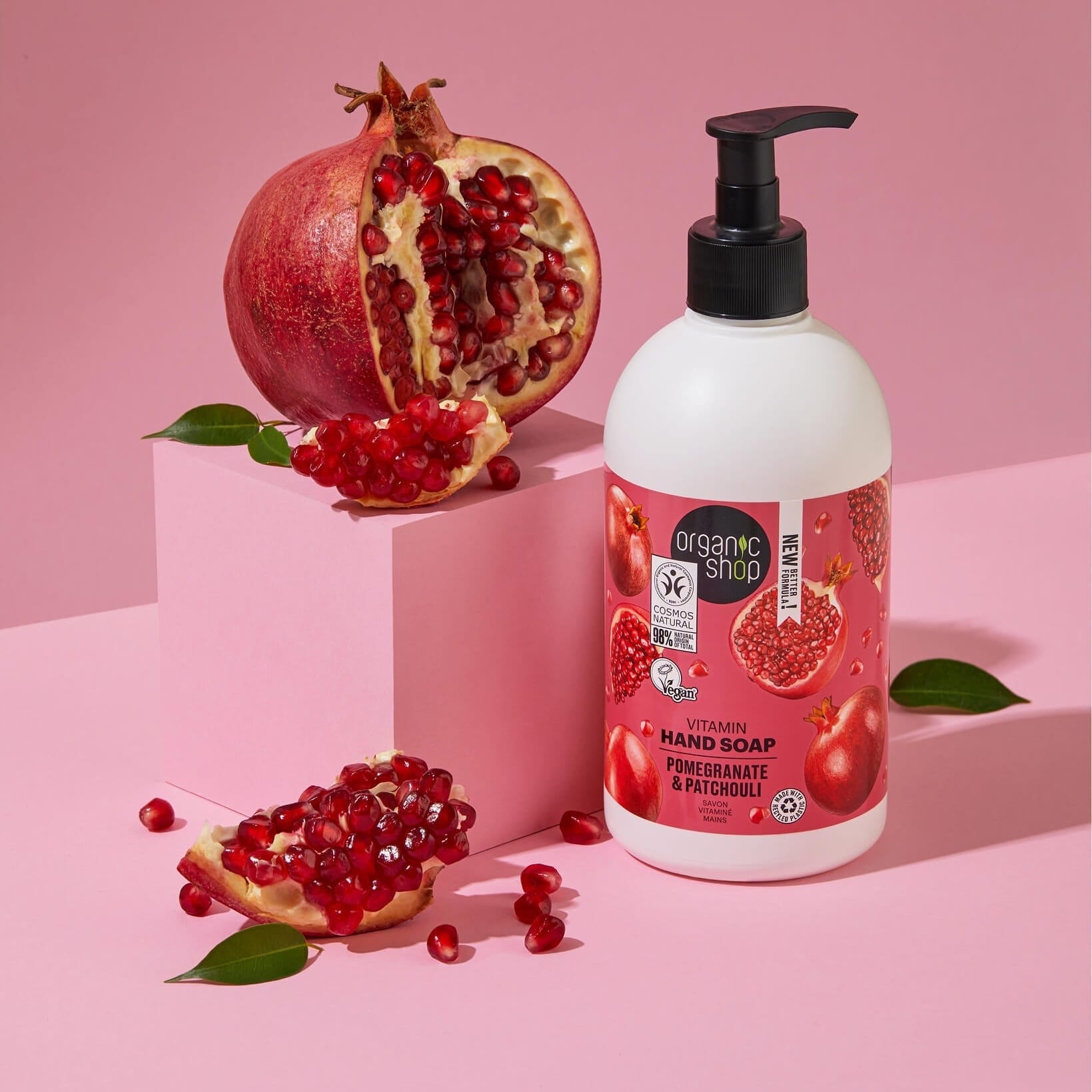Organic Shop Pomegranate & Patchouli Hand Soap 500ml
