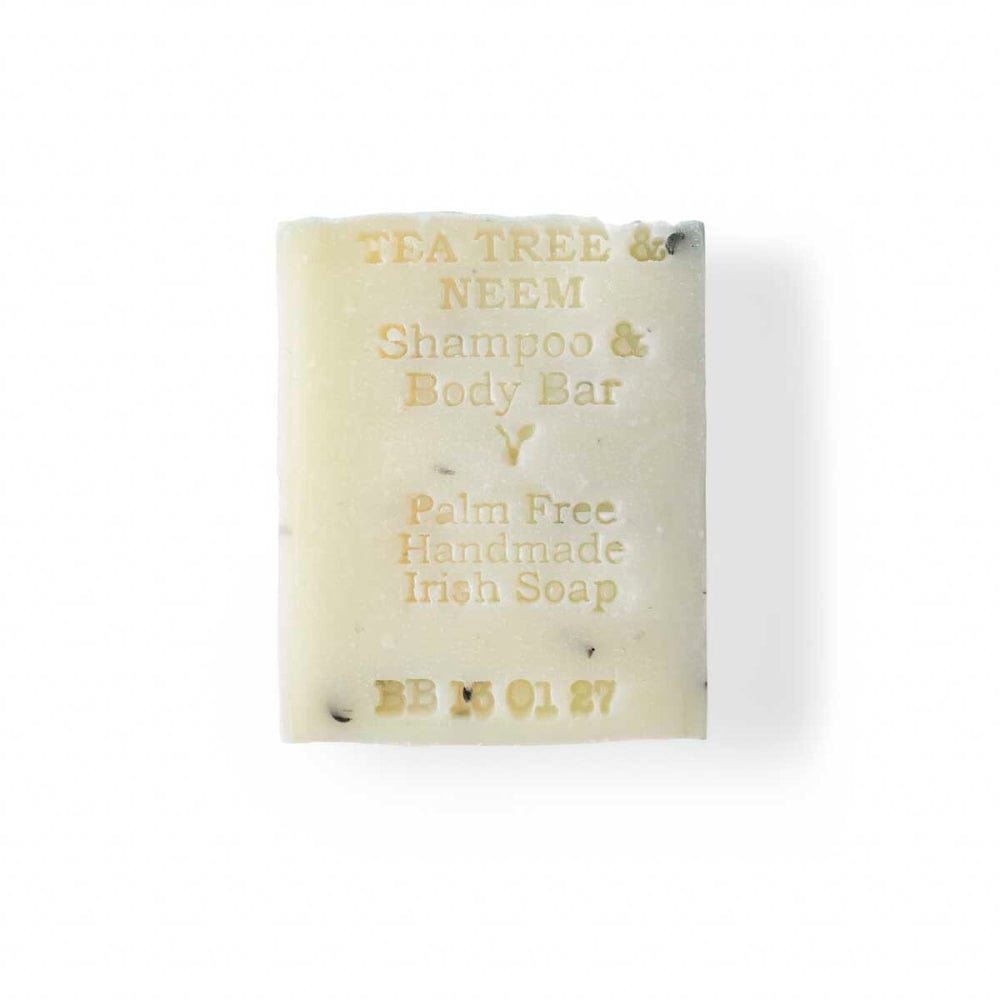 Palm Free Irish Soap Tea Tree & Neem Shampoo, Body & Shaving Bar